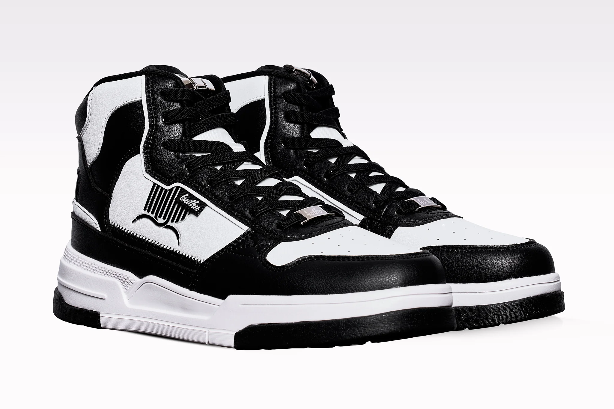 Journey 2.0  High  Top - Black & White - Image 3
